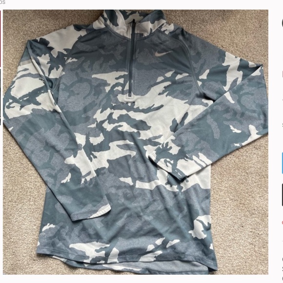 Nike RUNNING Camo Long Sleeve Top - Picture 14 of 14